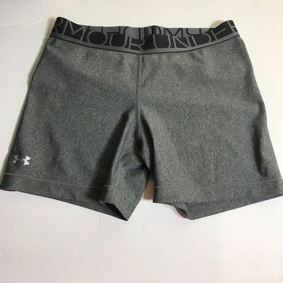 Under Armour Gray Athletic Running Bike Sport Shorts: see measurements XS/S - Picture 1 of 6